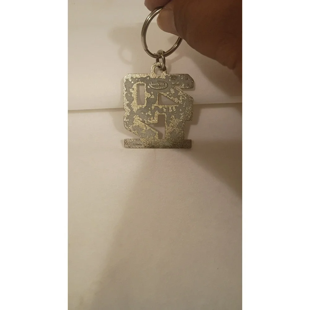 Jostens Class of 2012 Graduation Keychain Silver Tone Metal Souvenir Key Ring